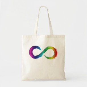 Neurodiversity watercolor  tote bag