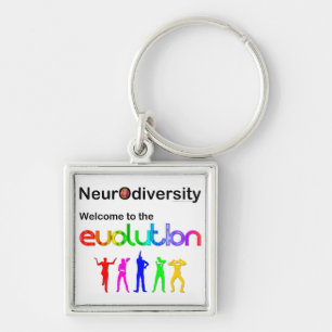 Neurodiversity Welcome to the Evolution Key Ring