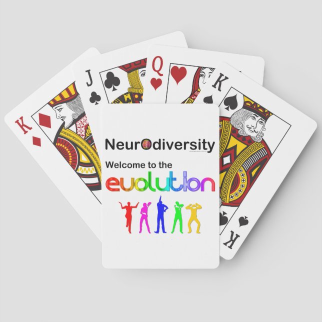 Neurodiversity Welcome to the Evolution Playing Cards (Back)