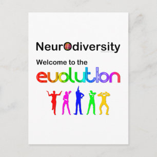 Neurodiversity Welcome to the Evolution Postcard