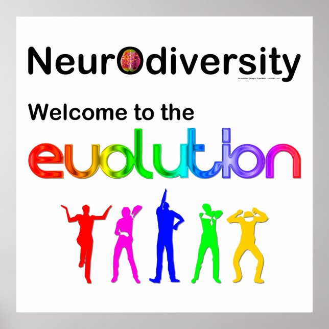 Neurodiversity Welcome to the Evolution Poster (Front)