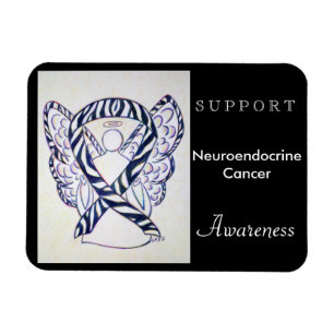 Neuroendocrine Cancer Awareness Angel Magnet