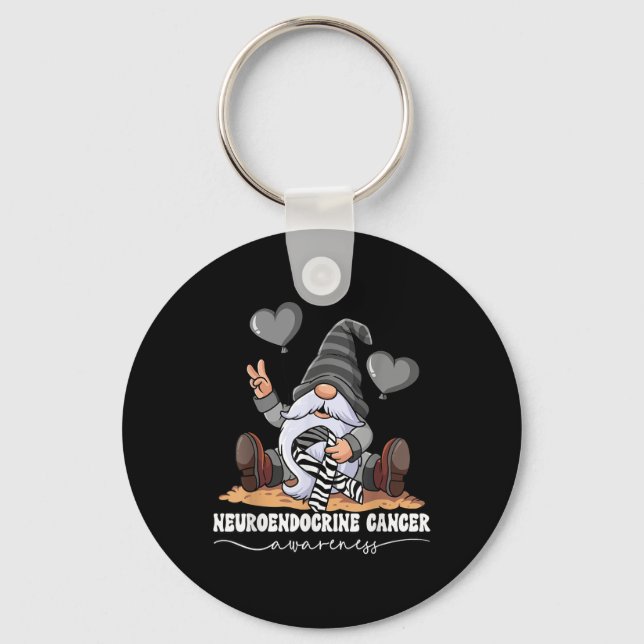 Neuroendocrine Cancer Awareness  Key Ring (Front)