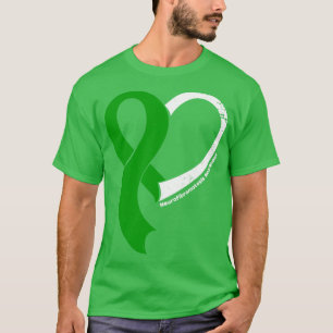 Neurofibromatosis Awareness Hope Love Heart Ribbon T-Shirt