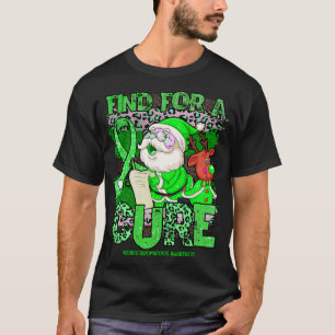 Neurofibromatosis Awareness leopard christmas cure T-Shirt
