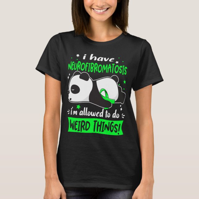 Neurofibromatosis Awareness Month Ribbon Gifts T-Shirt (Front)