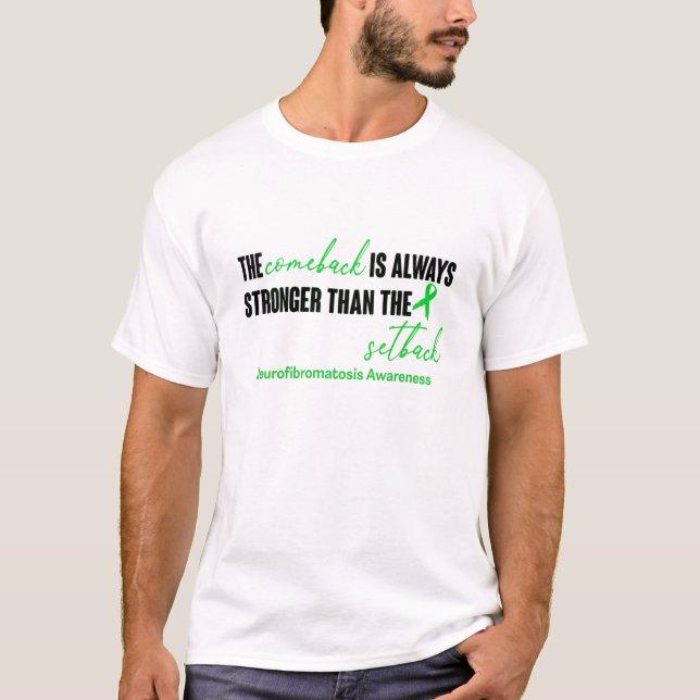 Neurofibromatosis Awareness Ribbon Support Gifts T-Shirt (Front)
