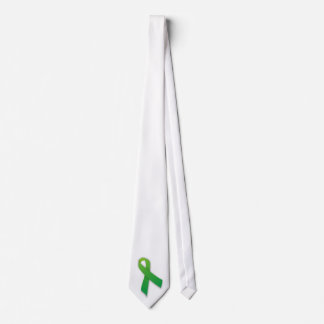 Neurofibromatosis, NF, NF1, NF2, Green Ribbon Tie