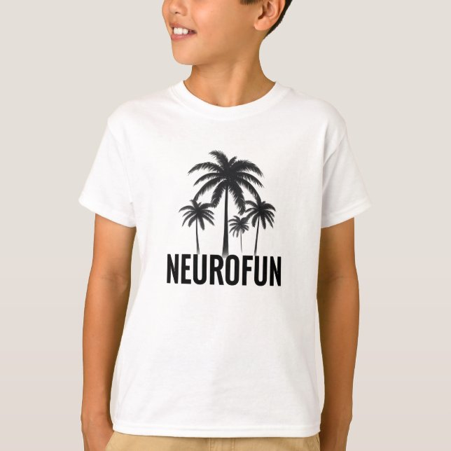 Neurofun Tropical Graphic Tee (Front)