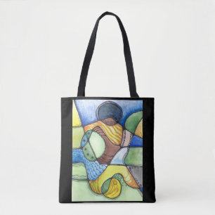 Neurographic Art Tote Bag