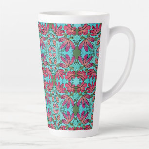 NEUROGRAPHIC SPRING FLOWERS WATERCOLORS LATTE MUG