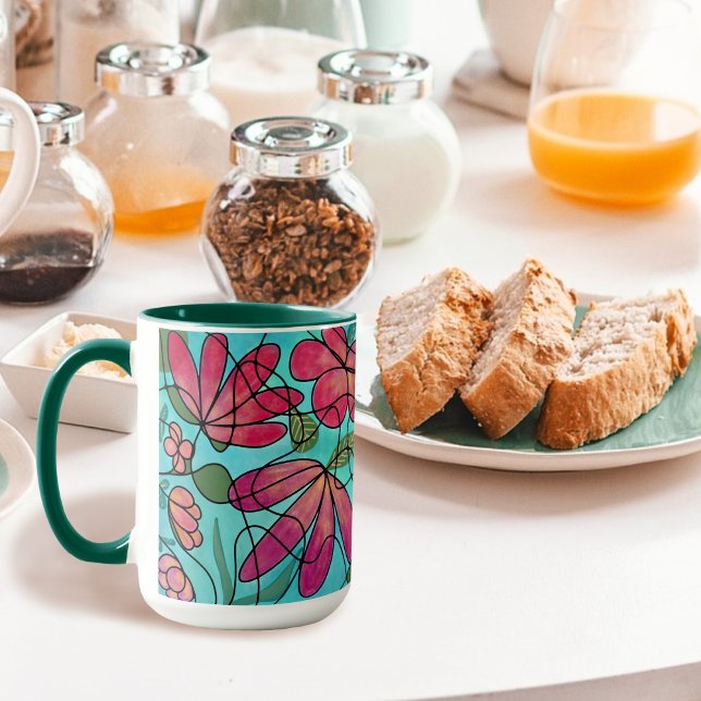 NEUROGRAPHIC SPRING FLOWERS WATERCOLORS MUG (Creator Uploaded)