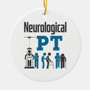 Neurological PT Physical Therapist Therapy Ceramic Tree Decoration