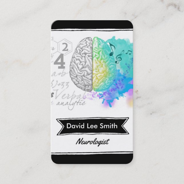 Neurologist Business Card (Front)