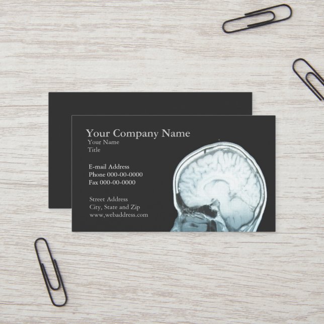 Neurologist Business Card (Front/Back In Situ)