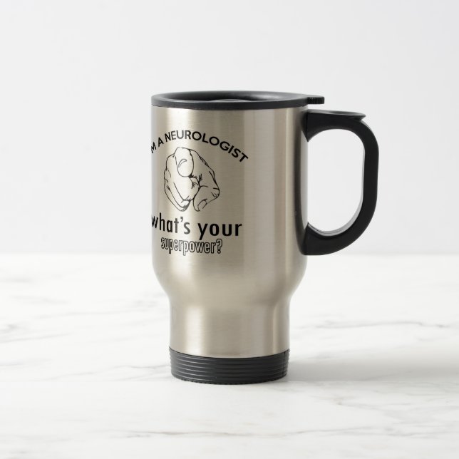 neurologist design travel mug (Right)