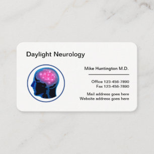 Neurologist Modern Logo Business Card Template