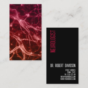 Neurologist Nerves Doctor Medical Modern Bold Business Card