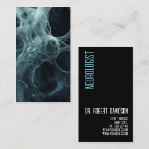 Neurologist Nerves Doctor Medical Modern Bold Business Card