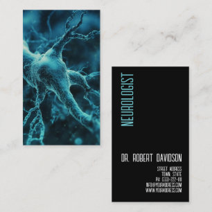Neurologist Nerves Doctor Medical Modern Bold Business Card