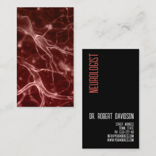 Neurologist Nerves Doctor Medical Modern Bold Business Card