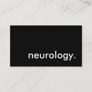 neurology. business card