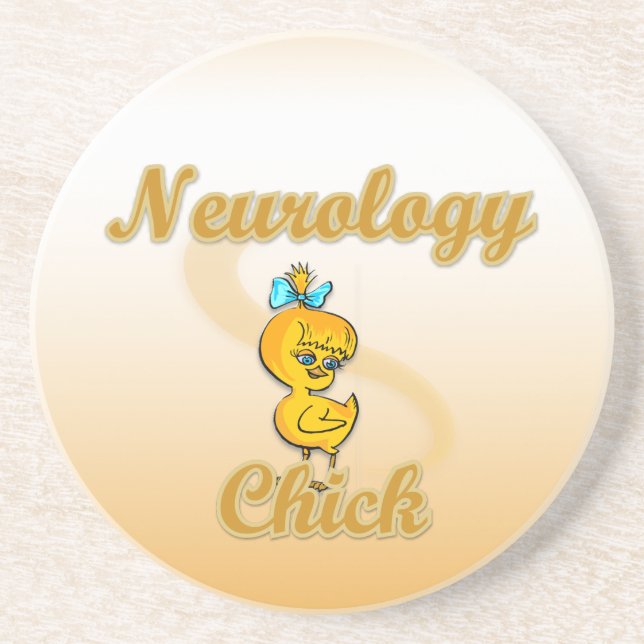 Neurology Chick Coaster (Front)