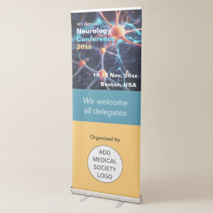 Neurology Neurosurgery Medical Conference Retractable Banner