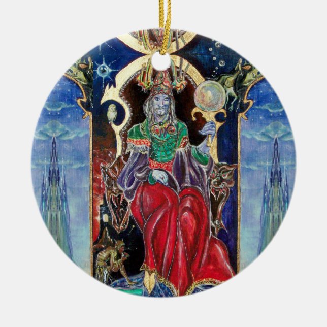 NEUROMANCER CERAMIC TREE DECORATION (Front)