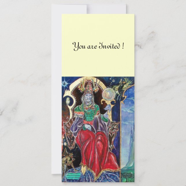 NEUROMANCER , red blue white, gold metallic, Invitation (Front)