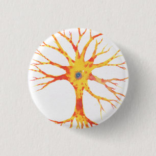 Neuron 3 Cm Round Badge