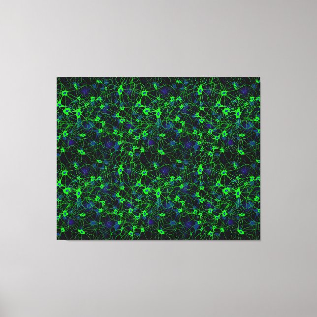 Neuron City Canvas Print (Front)