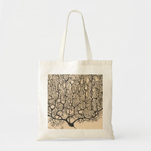 Neuron Drawing By Santiago Ramón Y Cajal Tote Bag