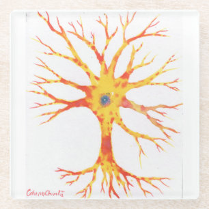 Neuron Glass Coaster