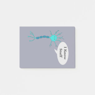 Neuron I Know Stuff Post-it Notes
