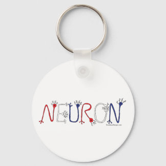 Neuron Keychain (Patriotic)