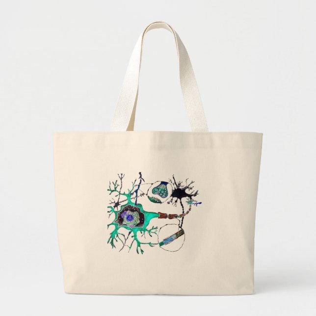 Neuron! Large Tote Bag (Front)