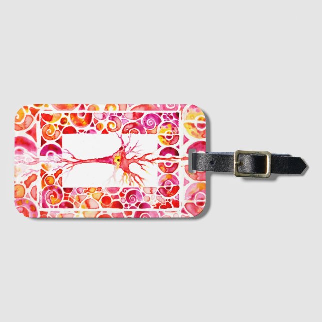 Neuron Luggage Tag (Front Horizontal)