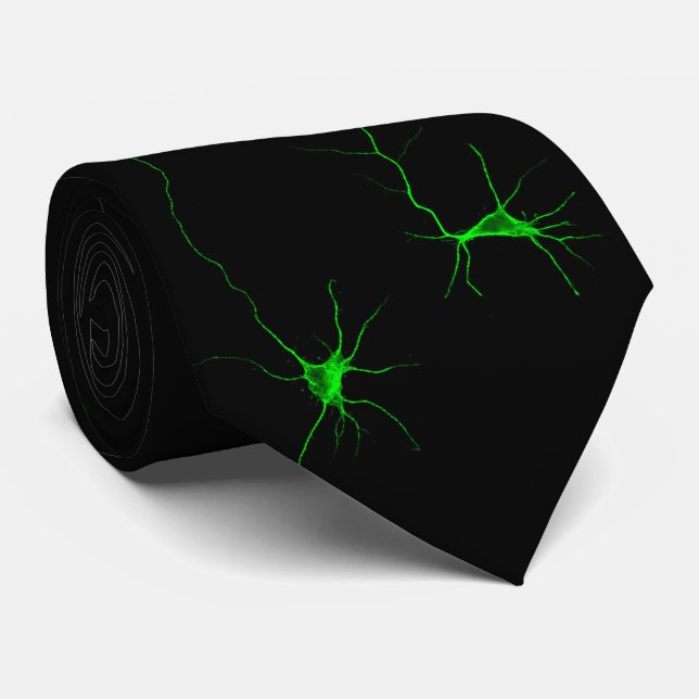 NeuronGreensTie Tie (Rolled)