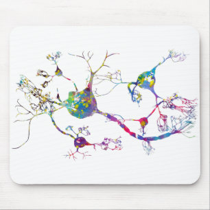 Neurons and nervous system mouse mat