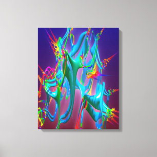 Neurons Connection Canvas Print