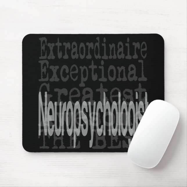 Neuropsychologist Extraordinaire Mouse Mat (With Mouse)