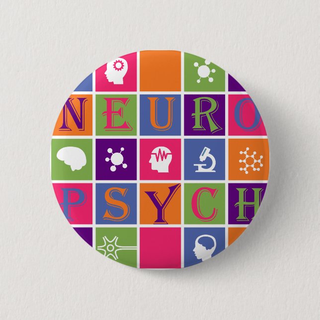 Neuropsychology - Gifts for Neuropsychologists 6 Cm Round Badge (Front)