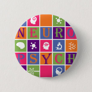 Neuropsychology - Gifts for Neuropsychologists 6 Cm Round Badge