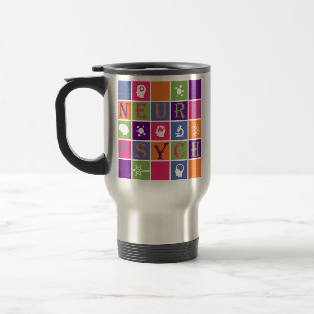 Neuropsychology - Gifts for Neuropsychologists Travel Mug (Left)