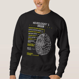 Neuroscience Brain Neurologist Neurology Scientist Sweatshirt