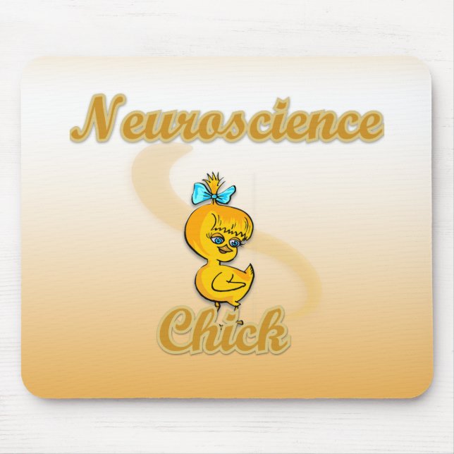 Neuroscience Chick Mouse Mat (Front)
