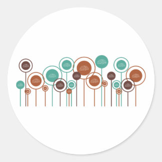 Neuroscience Daisies Classic Round Sticker