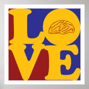 Neuroscience Love Poster