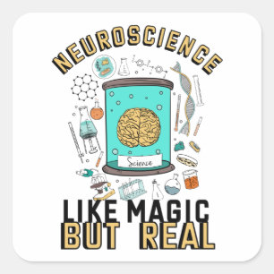 Neuroscience Square Sticker
